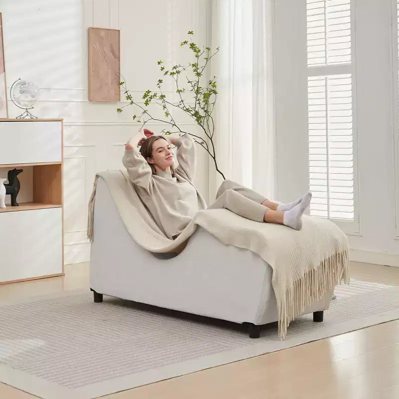 Sedia Yoga per Adulti, Sedia a Sdraio Yoga in Velluto per Esercizi, Stretching, Rilassamento Indoor per Adulti