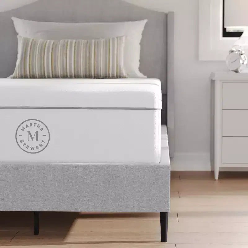 Materasso Ibrido SleepComplete 12 con Molle Insacchettate e Schiuma, a Doppia Azione Rinfrescante, con Morbido Top in Tessuto Jacquard CoolWeave Traspirante