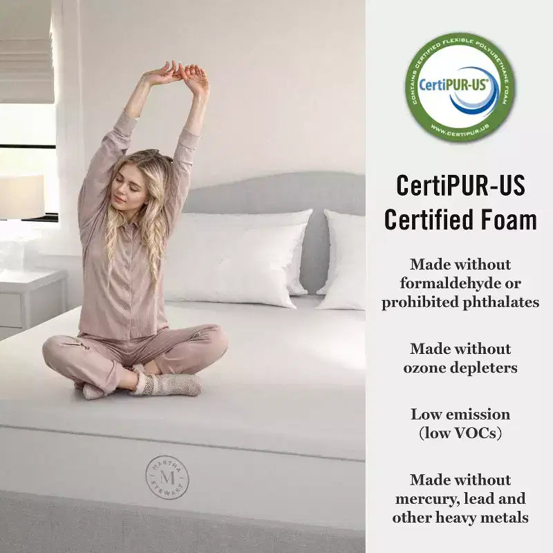 Materasso Ibrido SleepComplete 12 con Molle Insacchettate e Schiuma, a Doppia Azione Rinfrescante, con Morbido Top in Tessuto Jacquard CoolWeave Traspirante
