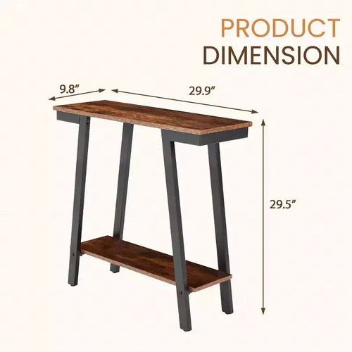 29.9 Tavolo console, marrone