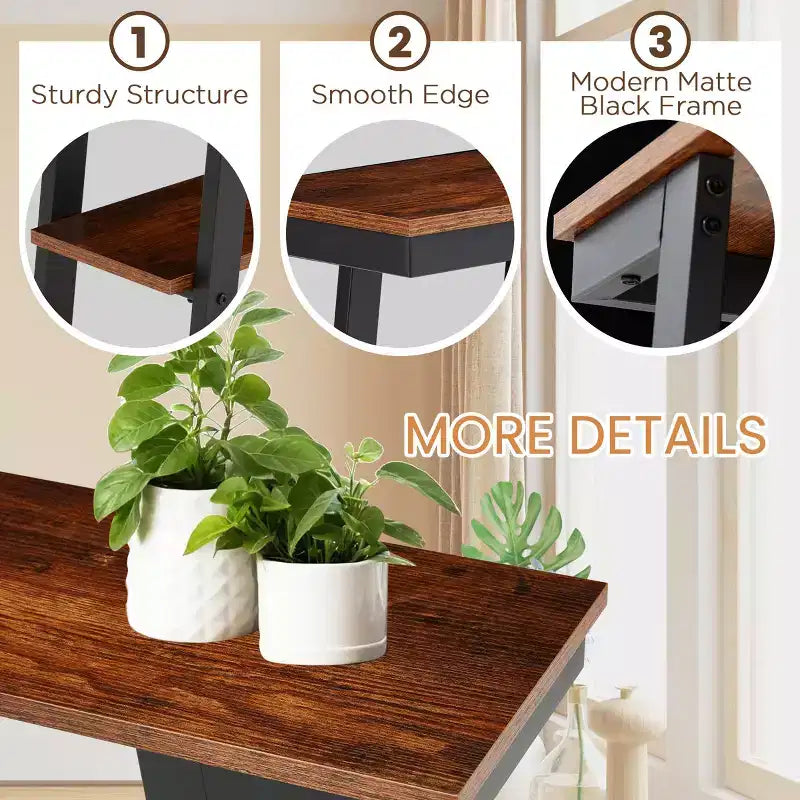 29.9 Tavolo console, marrone