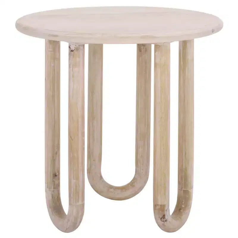 Tavolino rotondo Jazmin - ACC3264 - Finitura naturale