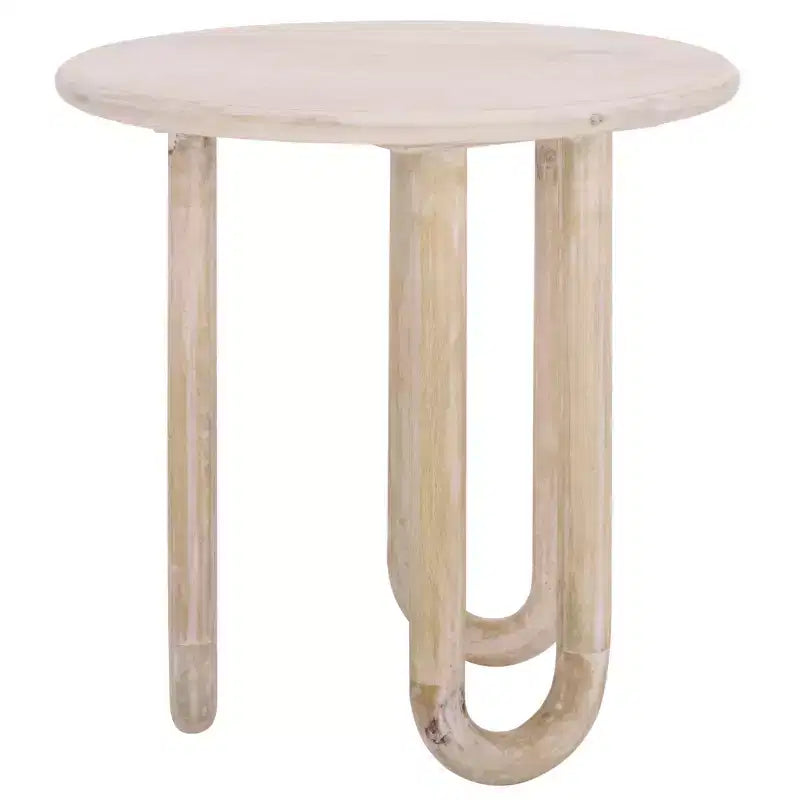 Tavolino rotondo Jazmin - ACC3264 - Finitura naturale