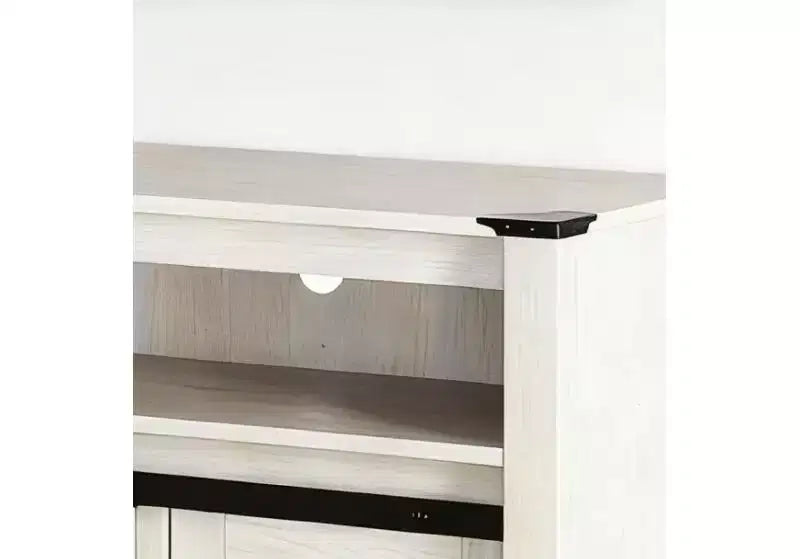 Mobile TV con ante scorrevoli stile fienile, mobile TV rustico per soggiorno, porta TV stile coloniale