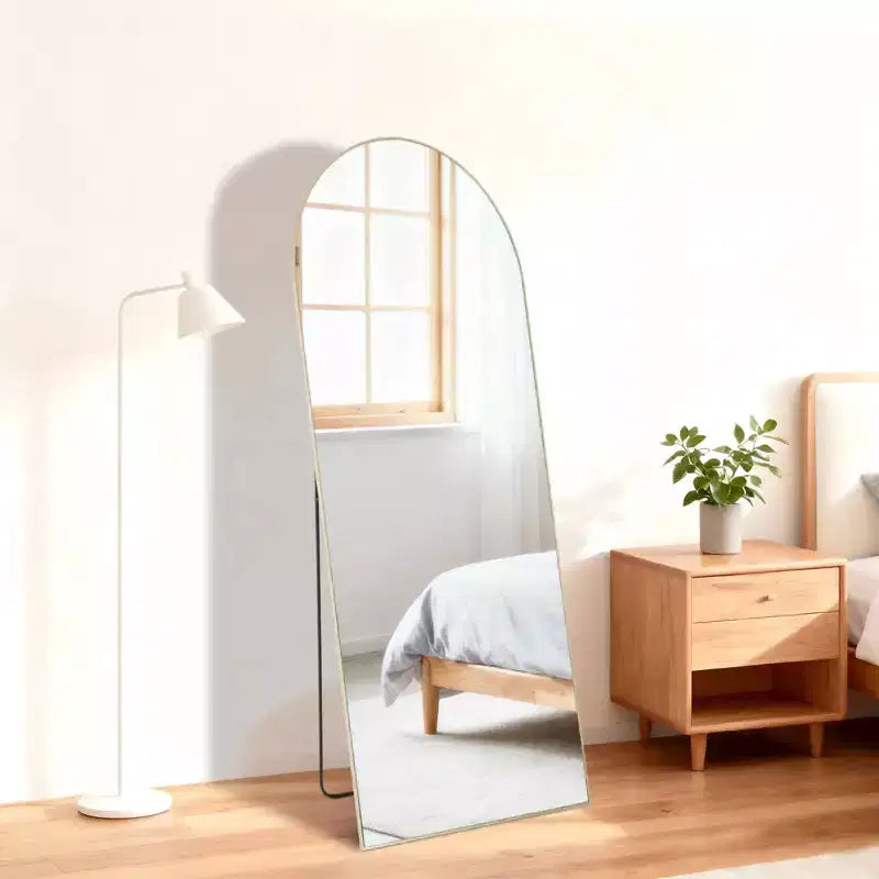 Specchio rettangolare a figura intera 56X15 pollici, specchio a figura intera da pavimento