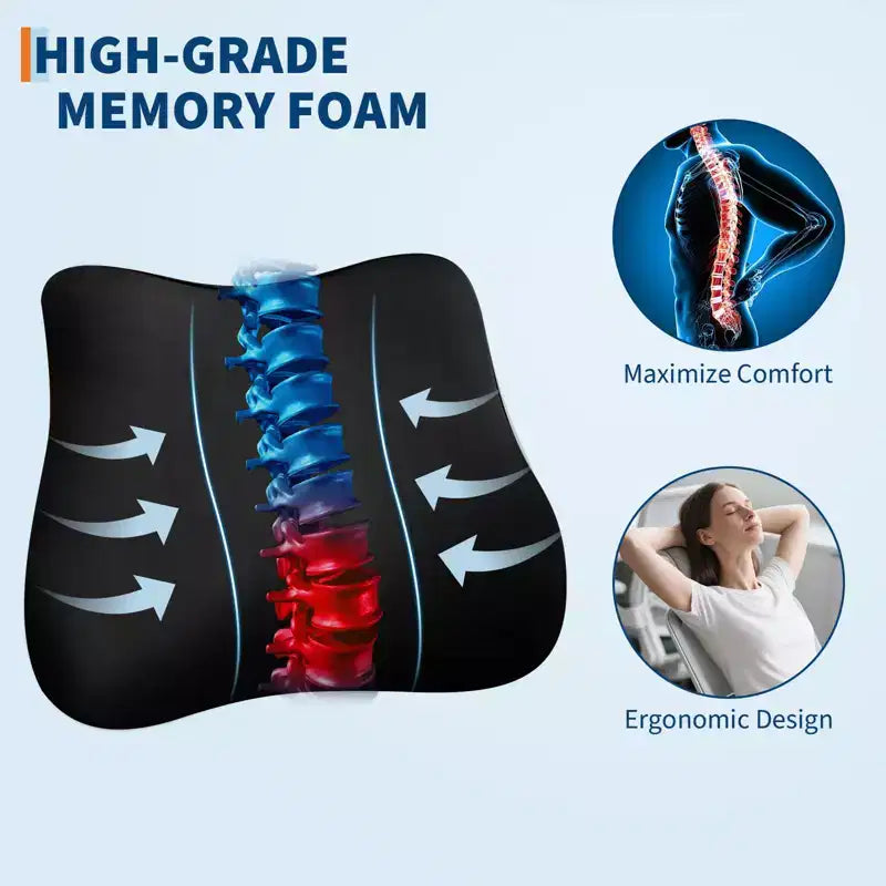 Sedia reclinabile ergonomica in mesh con poggiapiedi, supporto lombare e poggiatesta regolabili, per ufficio, casa, sala giochi
