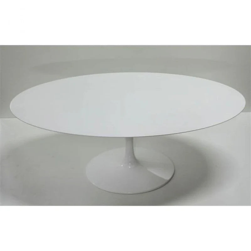 White Round Pedestal Dining Table