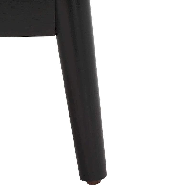Comodino in rattan con 2 cassetti