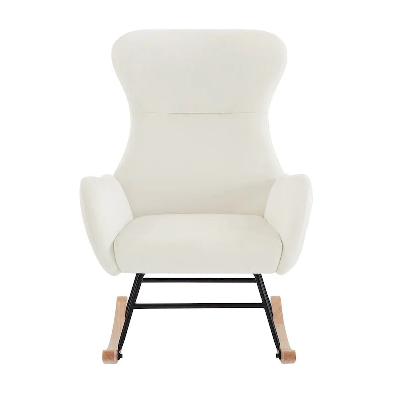 Fabric Rocking Chair for Living Room