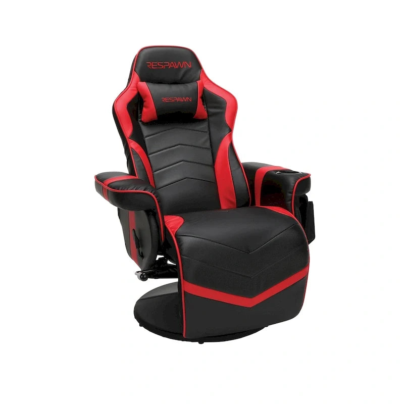 Gaming-Sessel - verstellbarer Gaming-Stuhl mit Fußstütze, Gaming-Sessel