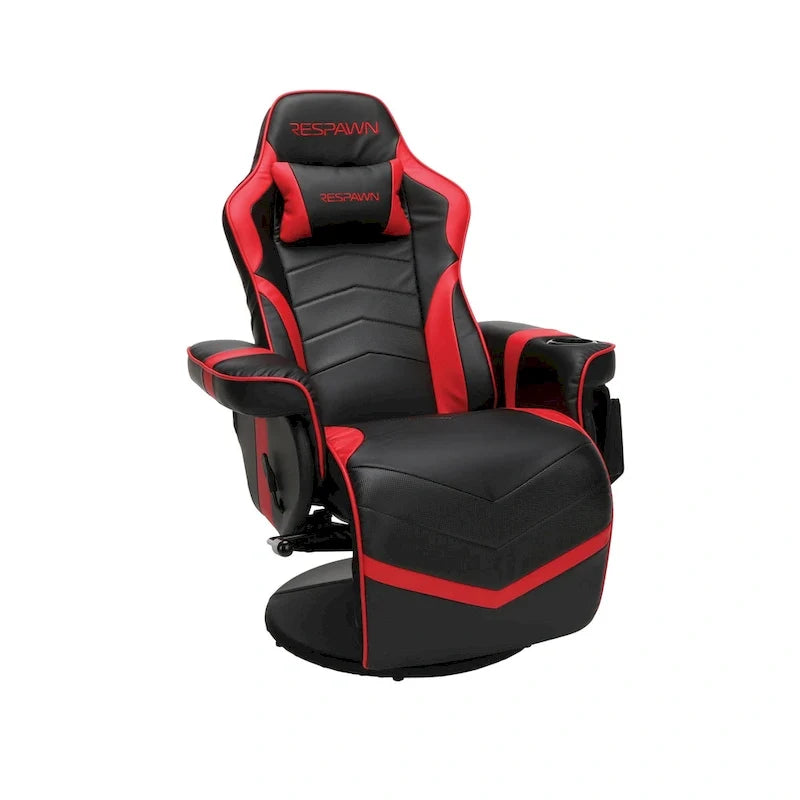 Gaming-Sessel - verstellbarer Gaming-Stuhl mit Fußstütze, Gaming-Sessel